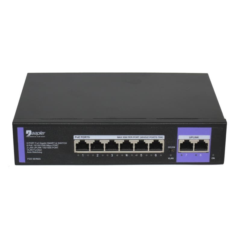 سوئیچ 6 پورت POE داپلر مدل FGS62