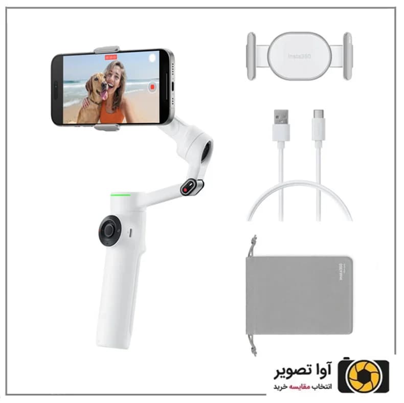 گیمبال موبایل اینستا Insta360 Flow 2 Pro — تصویر ۵
