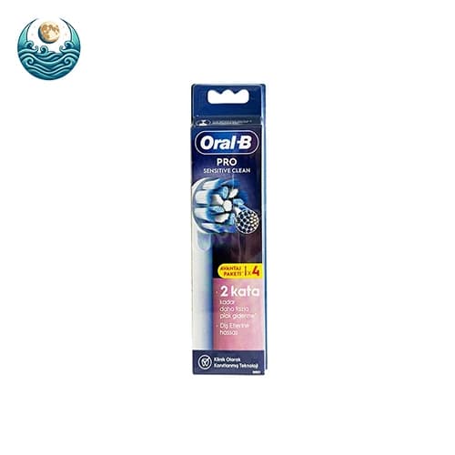 سری یدک مسواک برقی اورال بی 4 عددی مدل PRO Sensitive Clean
