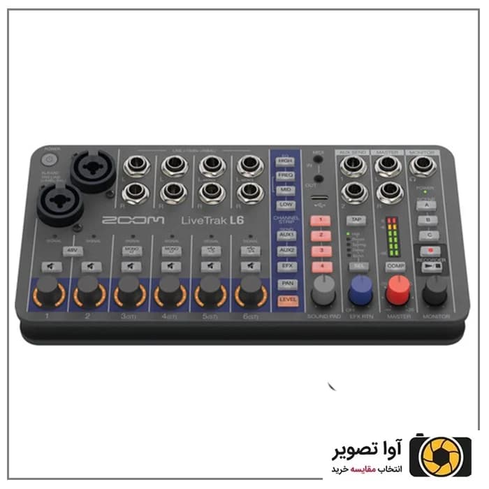 میکسر حرفه ای صدا زوم ZOOM L6