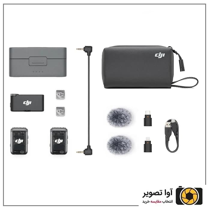 میکروفون بی‌ سیم دی جی آی DJI Mic2-2 Person — تصویر ۳