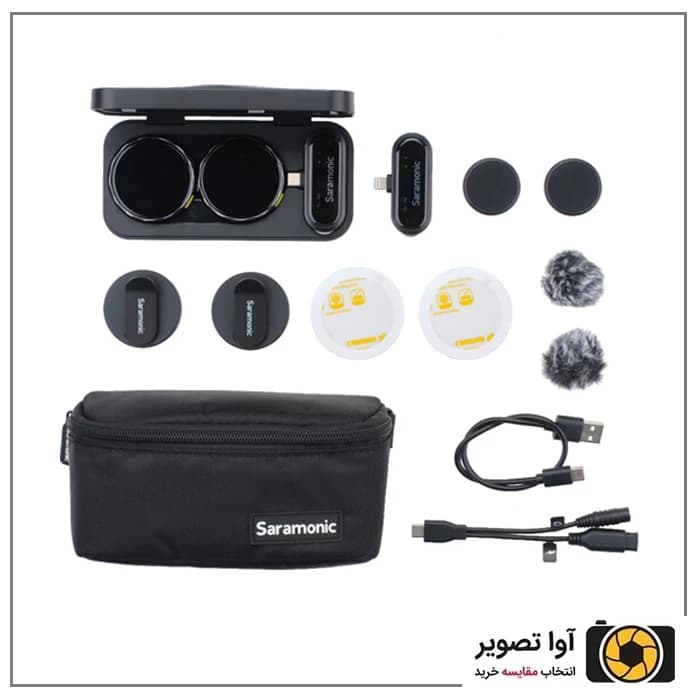 میکروفون بی سیم سارامونیک Saramonic BlinkMe U2 — تصویر ۴