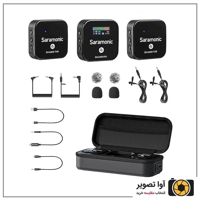 میکروفون بی‌ سیم سارامونیک Saramonic Blink900 B2R — تصویر ۷