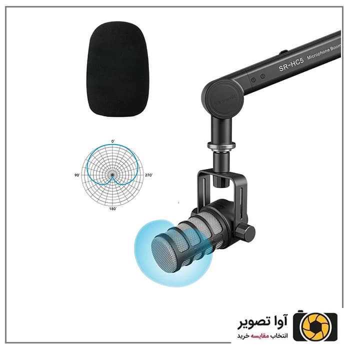 میکروفون استودیویی سارامونیک Saramonic SR- BV1 — تصویر ۶