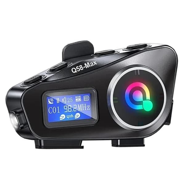 بلوتوث کلاه کاسکت Q58 Max | بلوتوث موتور بیسیم با صدای HD