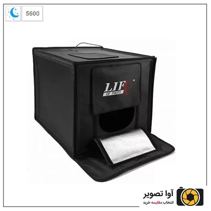 خیمه نور ال ای دار تک رنگ لایف Life of Photo LED880 80cm