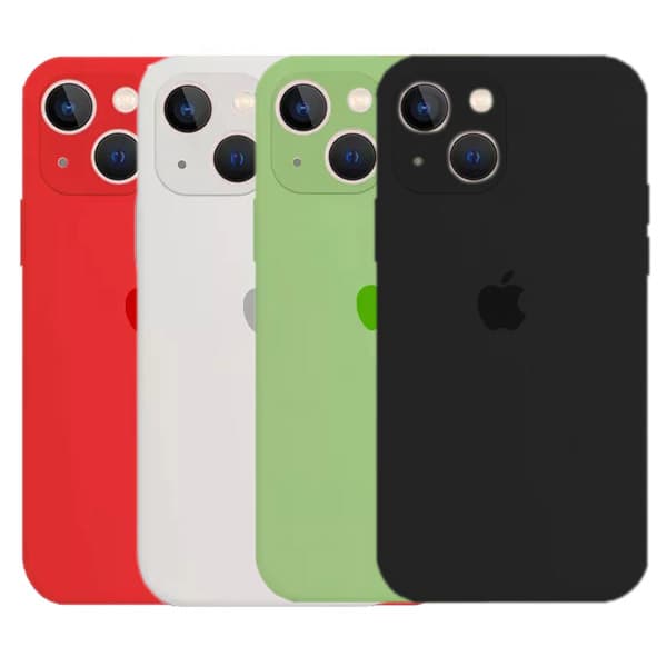 قاب سیلیکونی محافظ لنزدار آیفون مدل Silicone Cover For iphone 15 — تصویر ۲