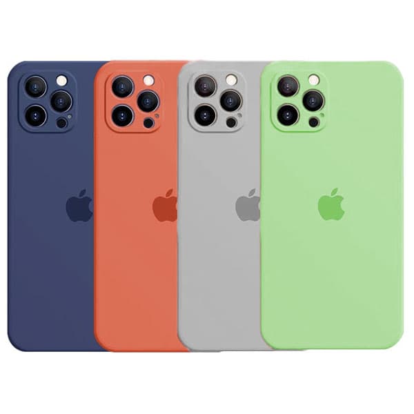 قاب سیلیکونی محافظ لنزدار آیفون مدل Silicone Cover For iphone 15 pro max