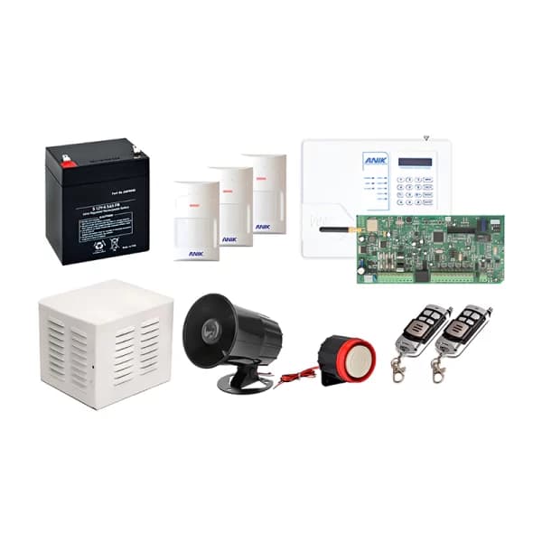 پکیج کامل دزدگیر اماکن آنیک A670 باسه عدد چشمی P1