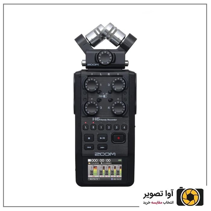 رکوردر صدا زوم Zoom H6 Black