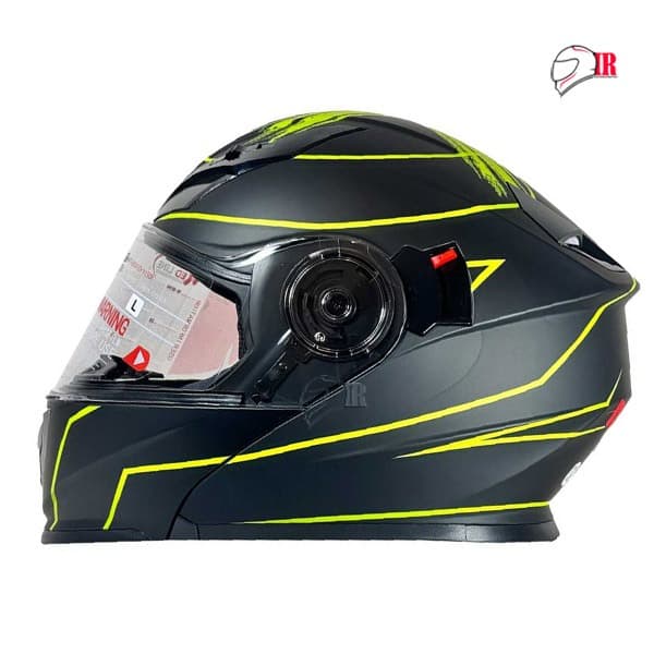 کلاه کاسکت فک متحرک ردلاین مدل ۹۳۹ NSN23 BLK-GREEN