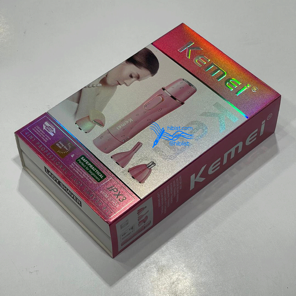 شیور صورت چهار کاره مخصوص بانوان اورجینال Kemei مدل KM-2715 — تصویر ۲