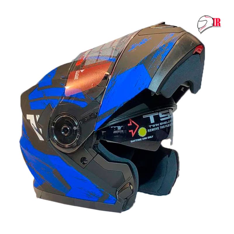 کلاه کاسکت ردلاین فک متحرک مدل 935 BLK-BLU