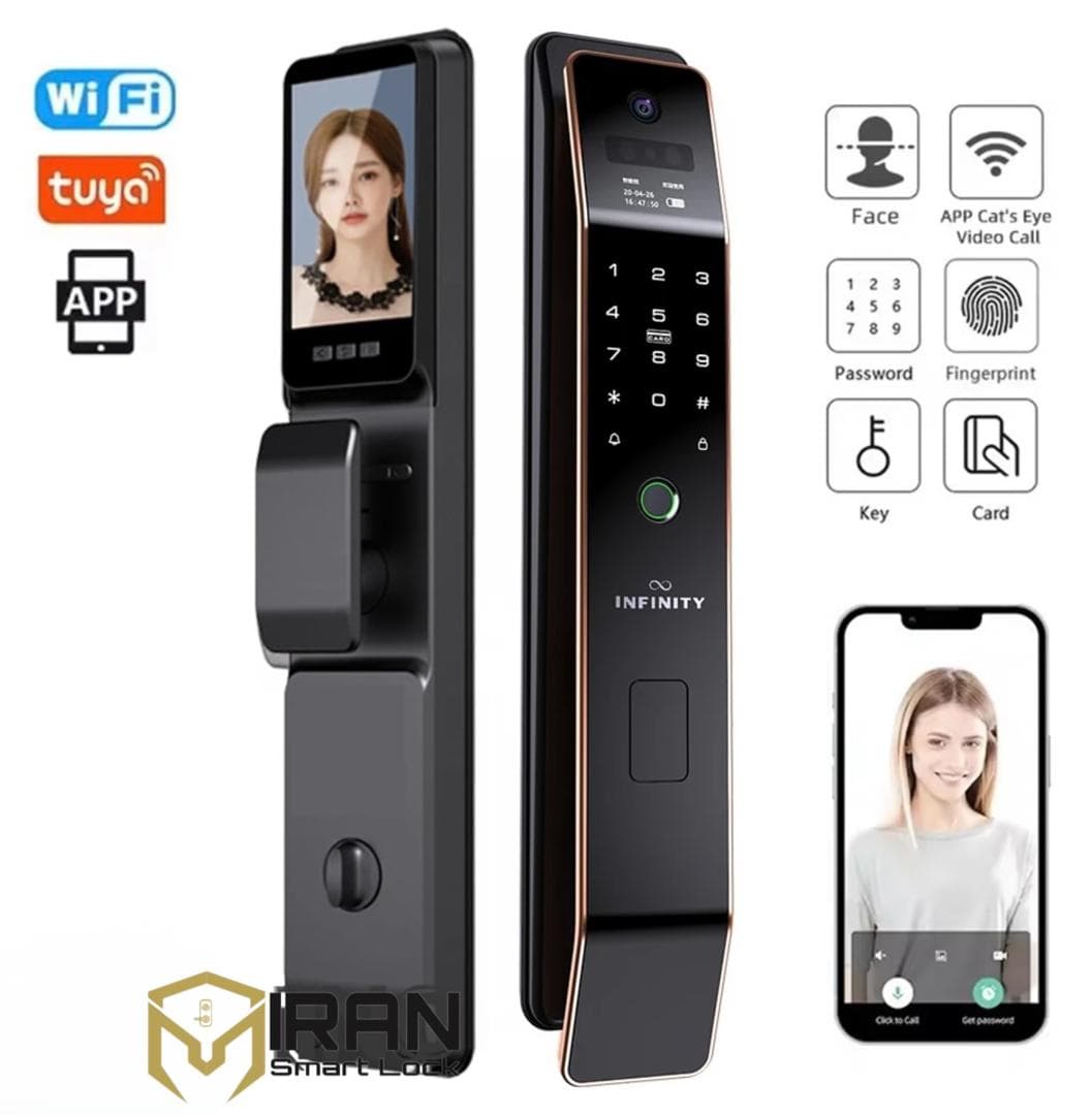 قفل ودستگیره دیجیتال هوشمند اینفینیتی مدل 703FR — تصویر ۲