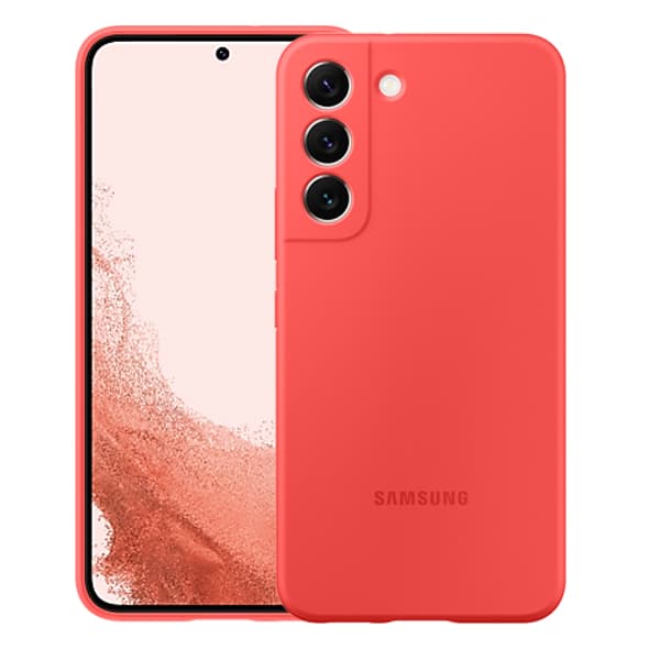 قاب سیلیکونی اورجینال پاک کنی سامسونگ مدل samsung Silicone Cover for S22 — تصویر ۲
