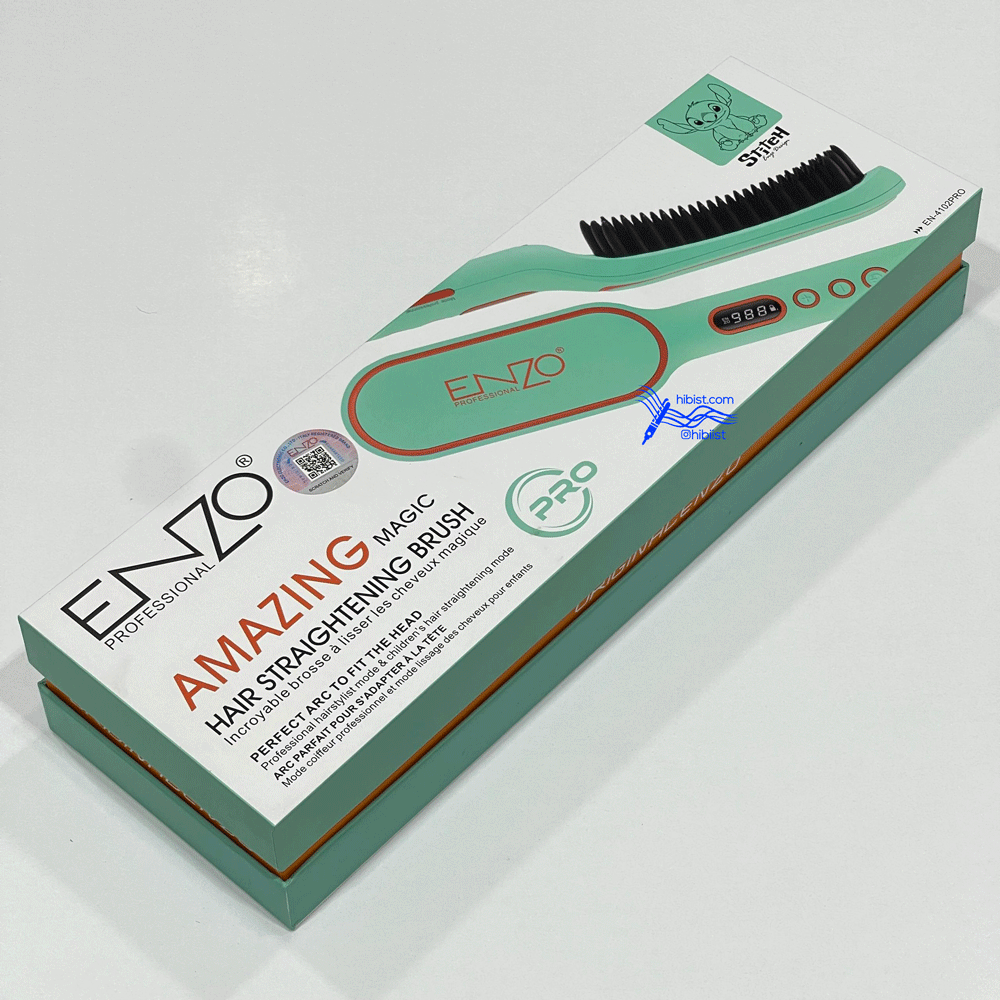 برس حرارتی حرفه ای اورجینال ENZO مدل EN-4102 PRO سری AMAZING MAGIC — تصویر ۴