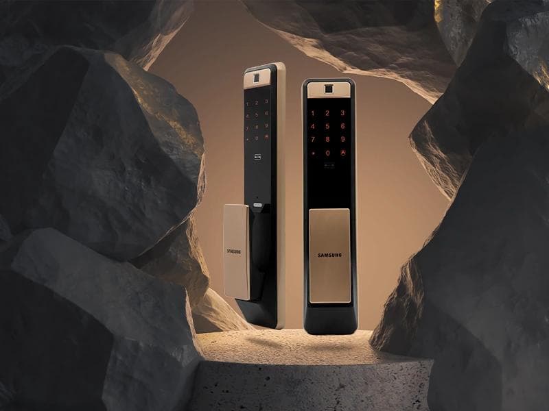 قفل و دستگیره هوشمند دیجیتال سامسونگ مدل DP609 — تصویر ۵