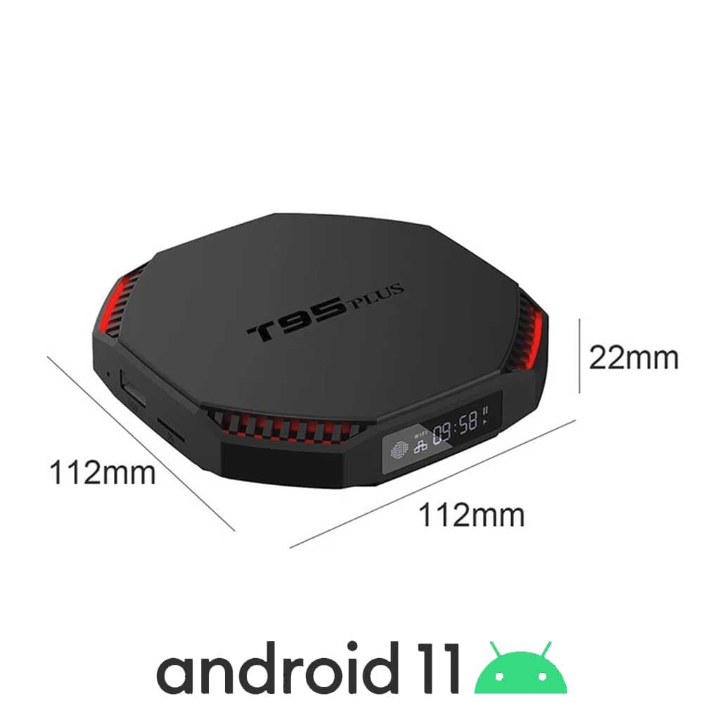 اندروید باکس T95 Plus HDR Android 11 | فروشگاه اندروید باکس ایران | خرید انواع اندروید باکس و تیوی باکس با تضمین 100 درصد — تصویر ۴