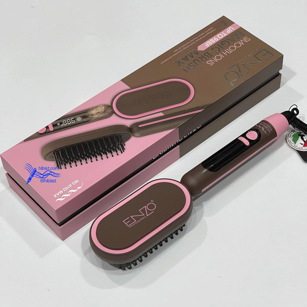 برس حرارتی انزو جادویی فوق حرفه ای ENZO مدل MAX 4102 سری Magic Brush