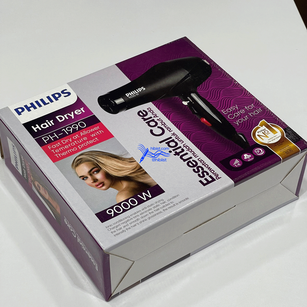 سشوار موتور سنگین فیلیپس مدل PH-1990 — تصویر ۵