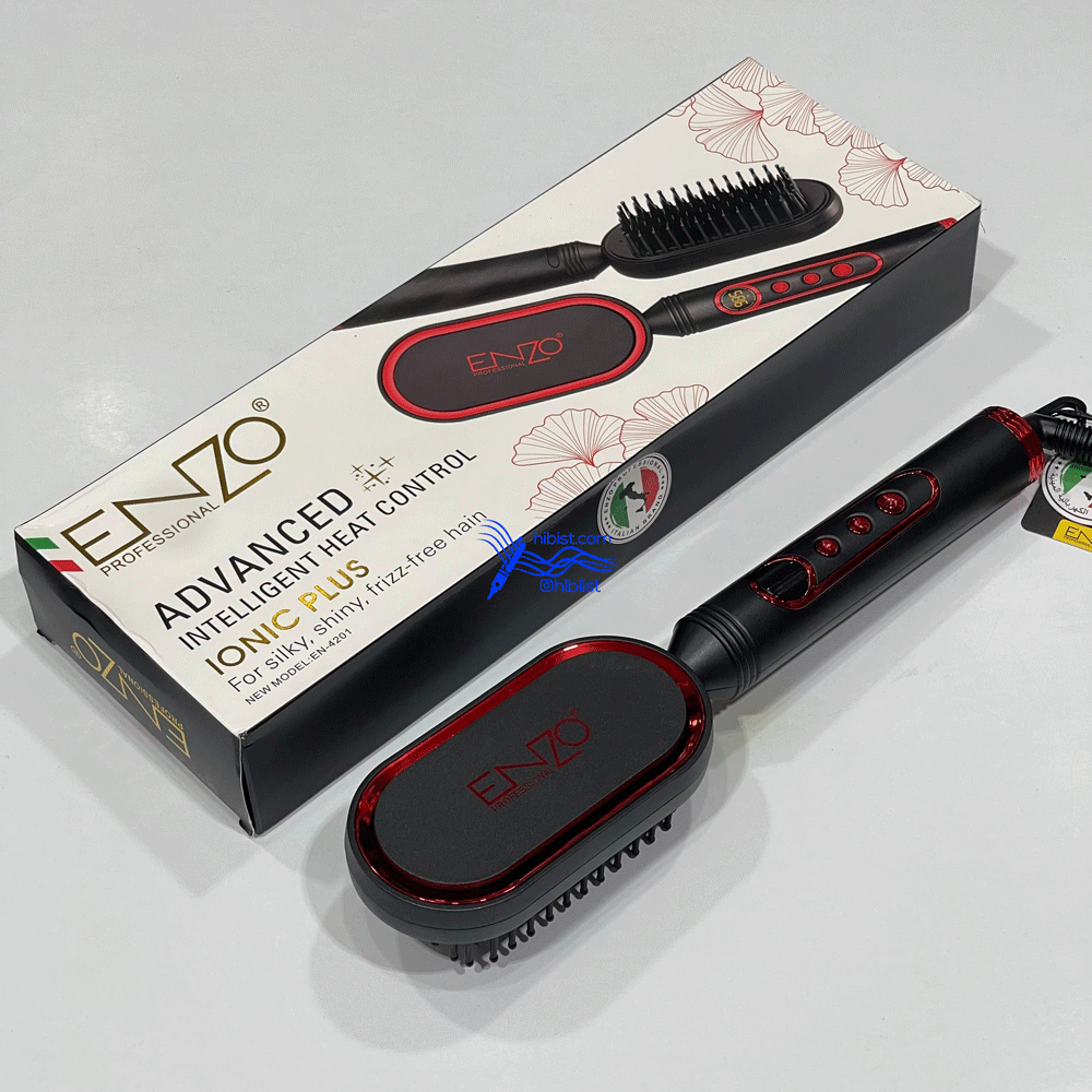 برس حرارتی جادویی فوق حرفه ای ENZO مدل EN-4201 سری IONIC PLUS