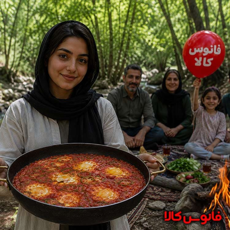 ست تابه و سه پایه سفری — تصویر ۶