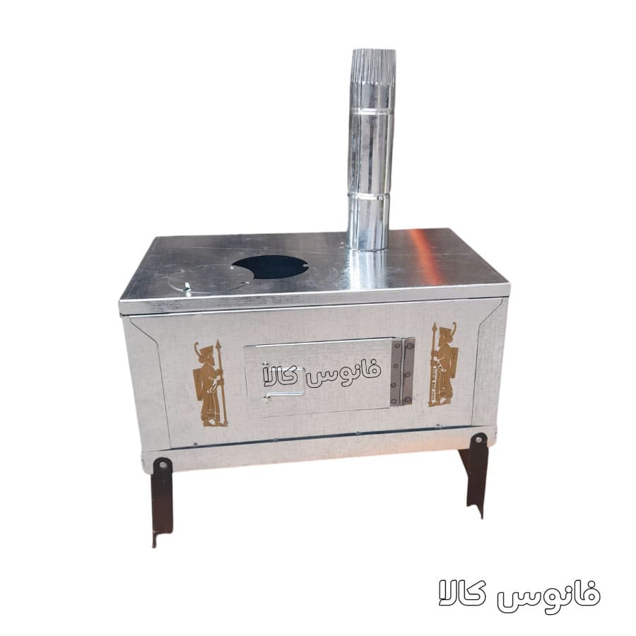 اجاق و بخاری هیزمی تاشو بزرگ — تصویر ۴