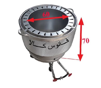 تنور گازی سایز 70 — تصویر ۳
