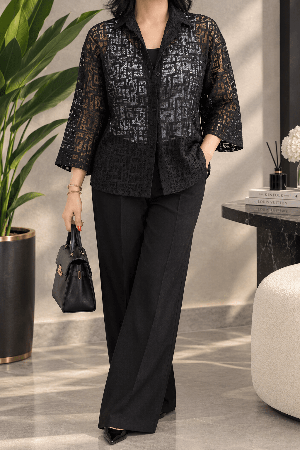 شومیز مجلسی زنانه گیپوری