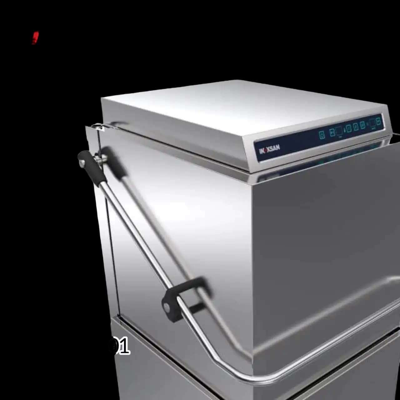 ماشین ظرفشویی صنعتی 1200 بشقاب ایستاده ( هودتایپ ) اینوکسان مدل BYM102 — تصویر ۲