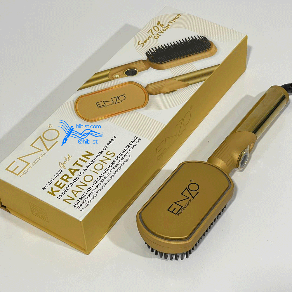 برس حرارتی انزو 4002 فوق حرفه ای اورجینال ENZO مدل EN-4002 سری GOLD — تصویر ۶