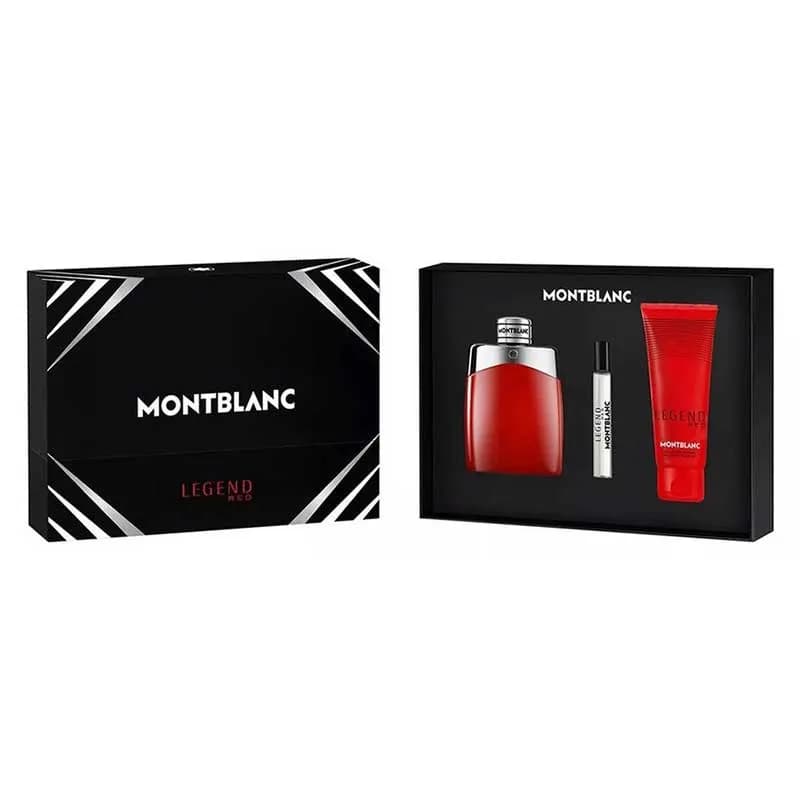 ست ادکلن هدیه مردانه Mont Blanc Legend Red – پک 3 عددی — تصویر ۳