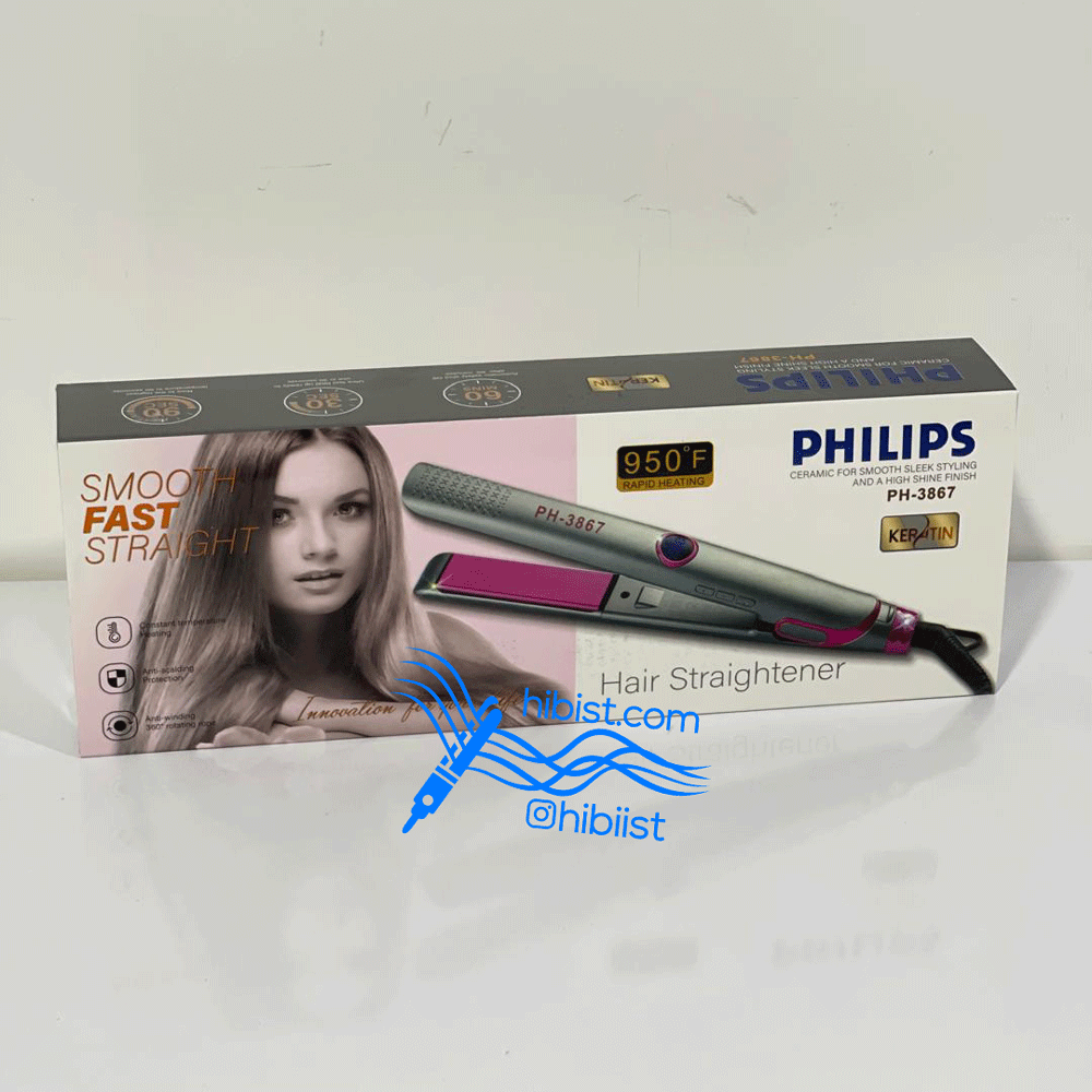 اتو موی حرفه ای فیلیپس مدل PH-3867
