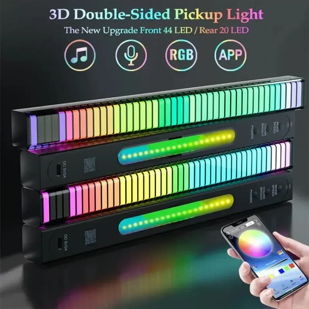 اکولایزر هوشمند RGB فوتونیکس مدل PX-SAL-64 موزیکال همراه اپلیکیشن موبایل — تصویر ۴