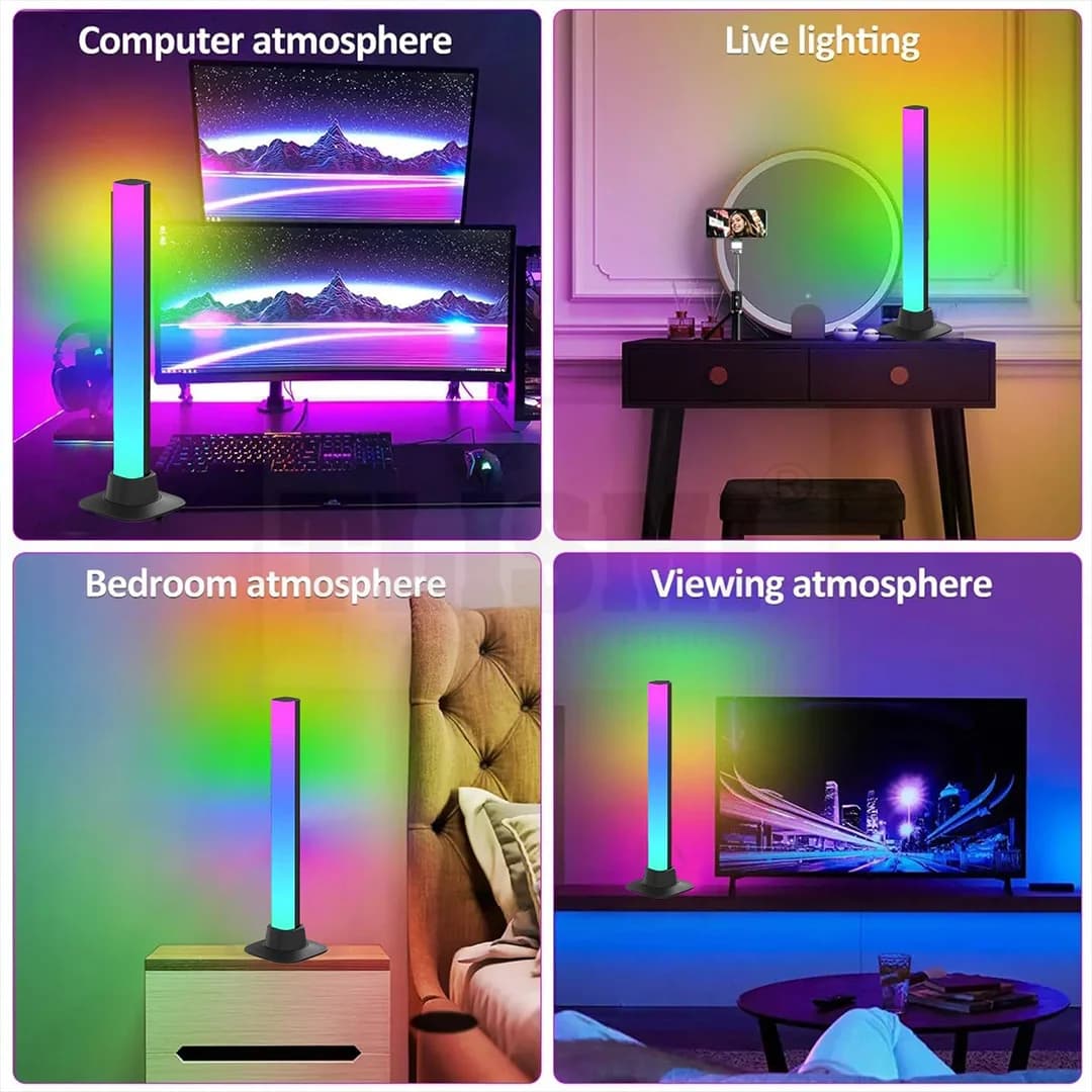 اکولایزر هوشمند RGB فوتونیکس مدل PX-SAL-04 موزیکال همراه اپلیکیشن موبایل و ریموت کنترل — تصویر ۲