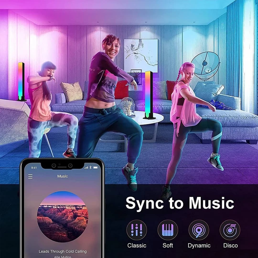 اکولایزر هوشمند RGB فوتونیکس مدل PX-SAL-04 موزیکال همراه اپلیکیشن موبایل و ریموت کنترل — تصویر ۴