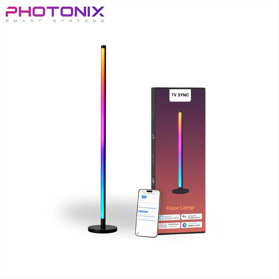 سینک‌کیت تلویزیون | کرنرلایت هوشمند RGB فوتونیکس مدل PX-TSFL-55 با قابلیت سینک با تصویر تلویزیون (Sync Box Kit)