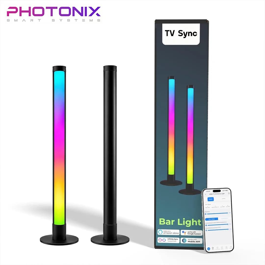 سینک‌کیت تلویزیون | لایت بار هوشمند RGB فوتونیکس مدل PX-TSBL-55 با قابلیت سینک با تصویر تلویزیون (Sync Box Kit)