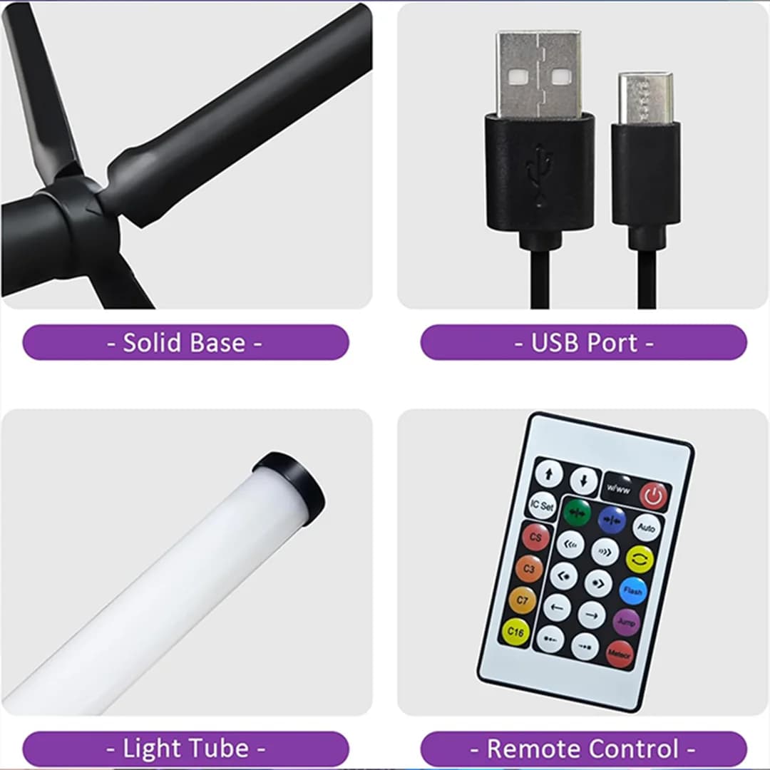 کرنرلایت هوشمند RGB فوتونیکس مدل PX-CL-03 با نورپردازی 360 درجه همراه ریموت کنترل و اپلیکیشن موبایل — تصویر ۵