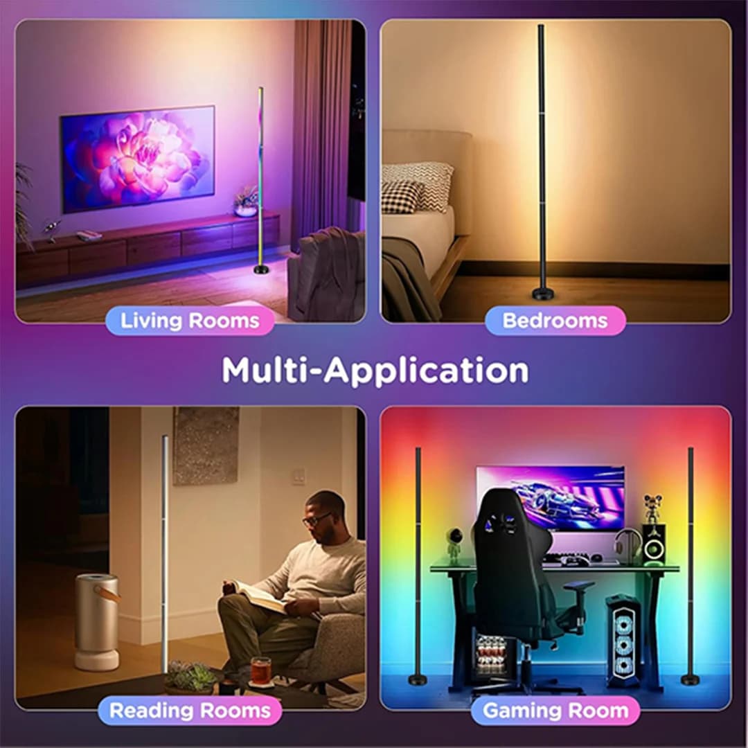 کرنرلایت هوشمند RGB فوتونیکس مدل PX-CL-04 همراه ریموت کنترل و اپلیکیشن موبایل — تصویر ۷