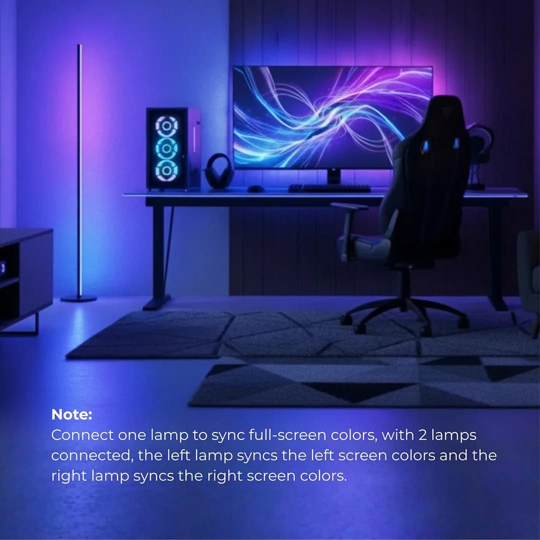 سینک‌کیت مانیتور | کرنرلایت هوشمند RGB فوتونیکس مدل PX-PSFL-01 با قابلیت سینک با تصویر مانیتور (PC-Sync) — تصویر ۲