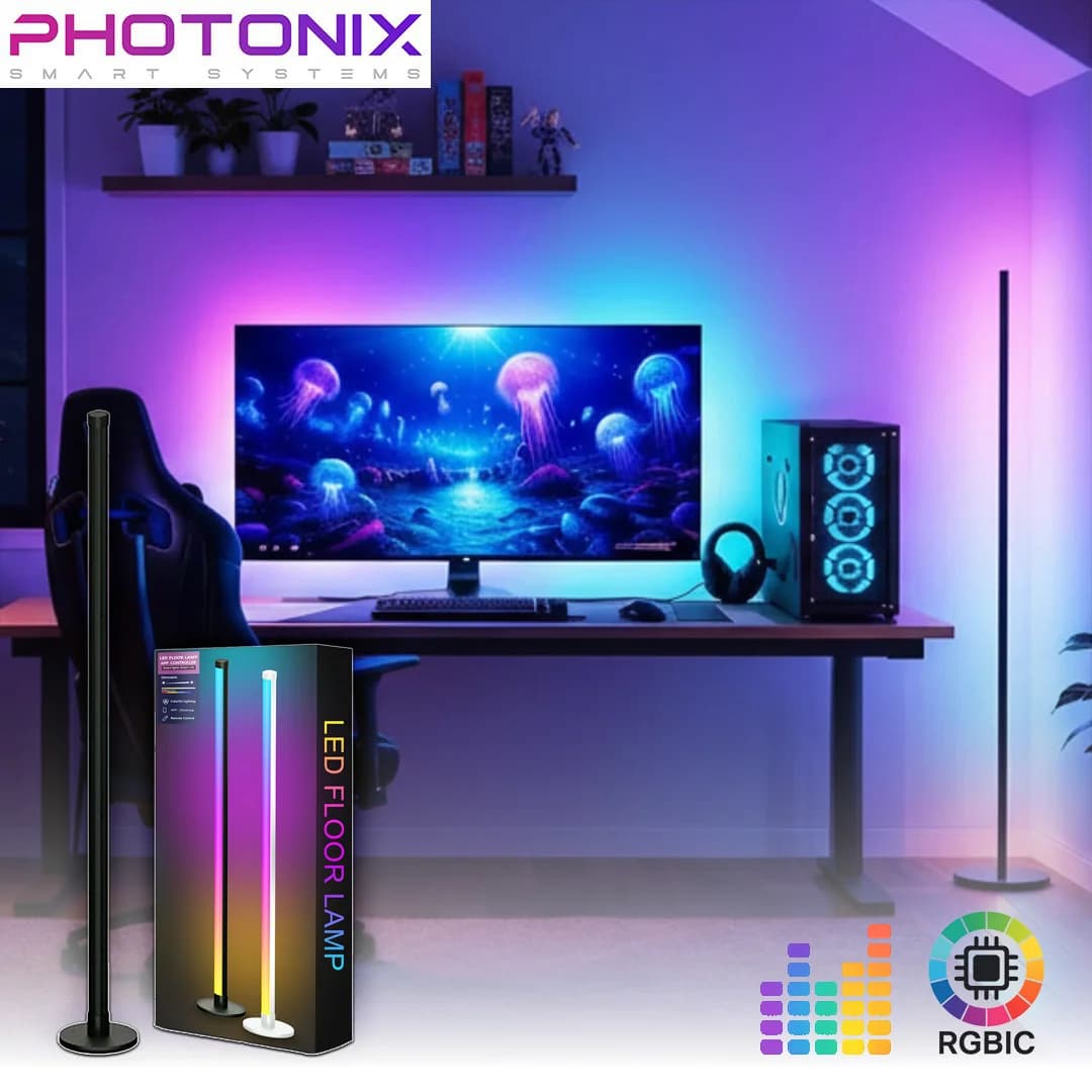 سینککیت مانیتور | کرنرلایت هوشمند RGB فوتونیکس مدل PX-PSFL-01 با قابلیت سینک با تصویر مانیتور (PC-Sync)