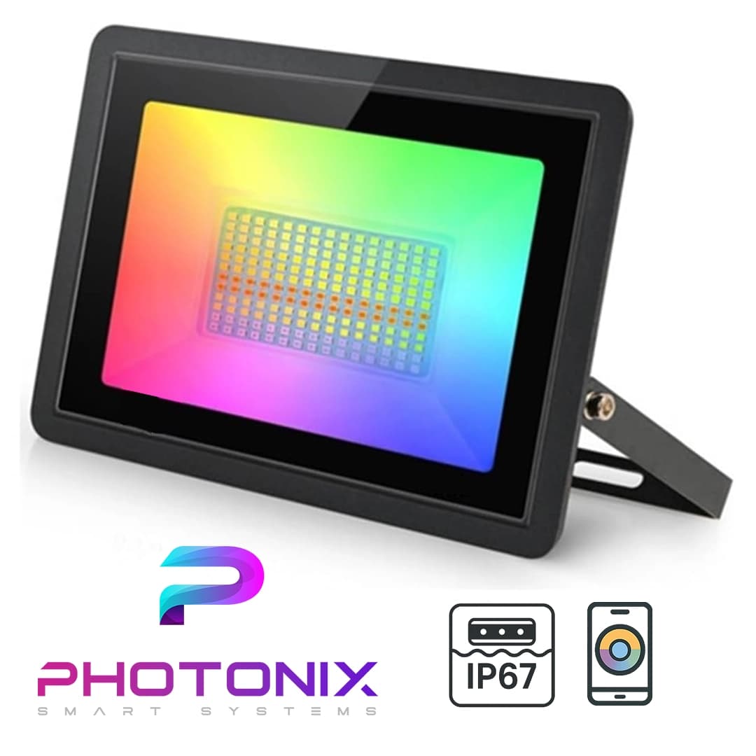 پرژکتور RGB هوشمند فوتونیکس مدل PX-RRJ-050 همراه اپلیکیشن موبایل برای نور پس زمینه