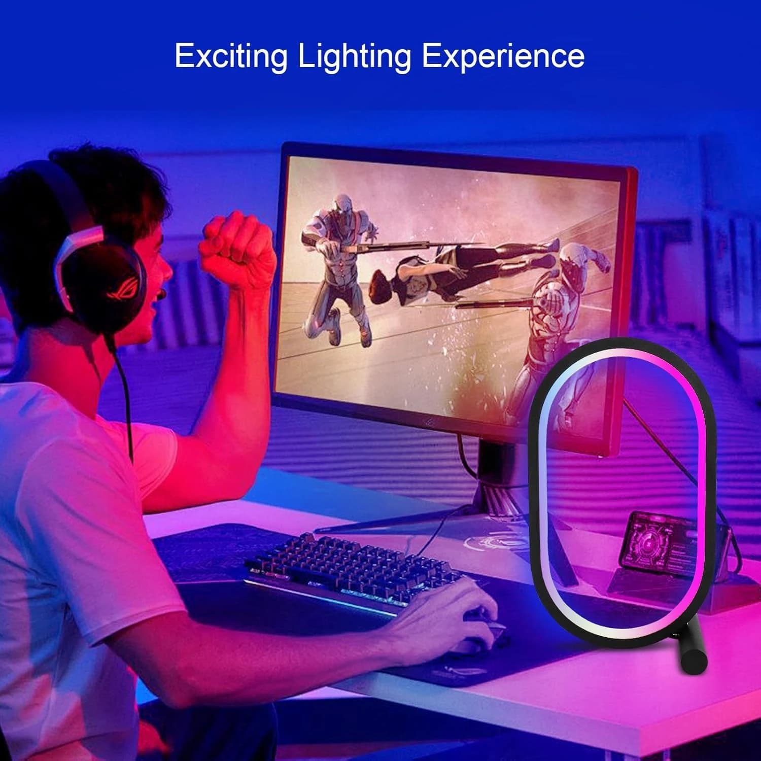 لامپ هوشمند گیمینگ – اتمسفر لایت – RGB فوتونیکس مدل PX-SAL-03 با تکنولوژی Tuya و ریموت کنترل — تصویر ۳