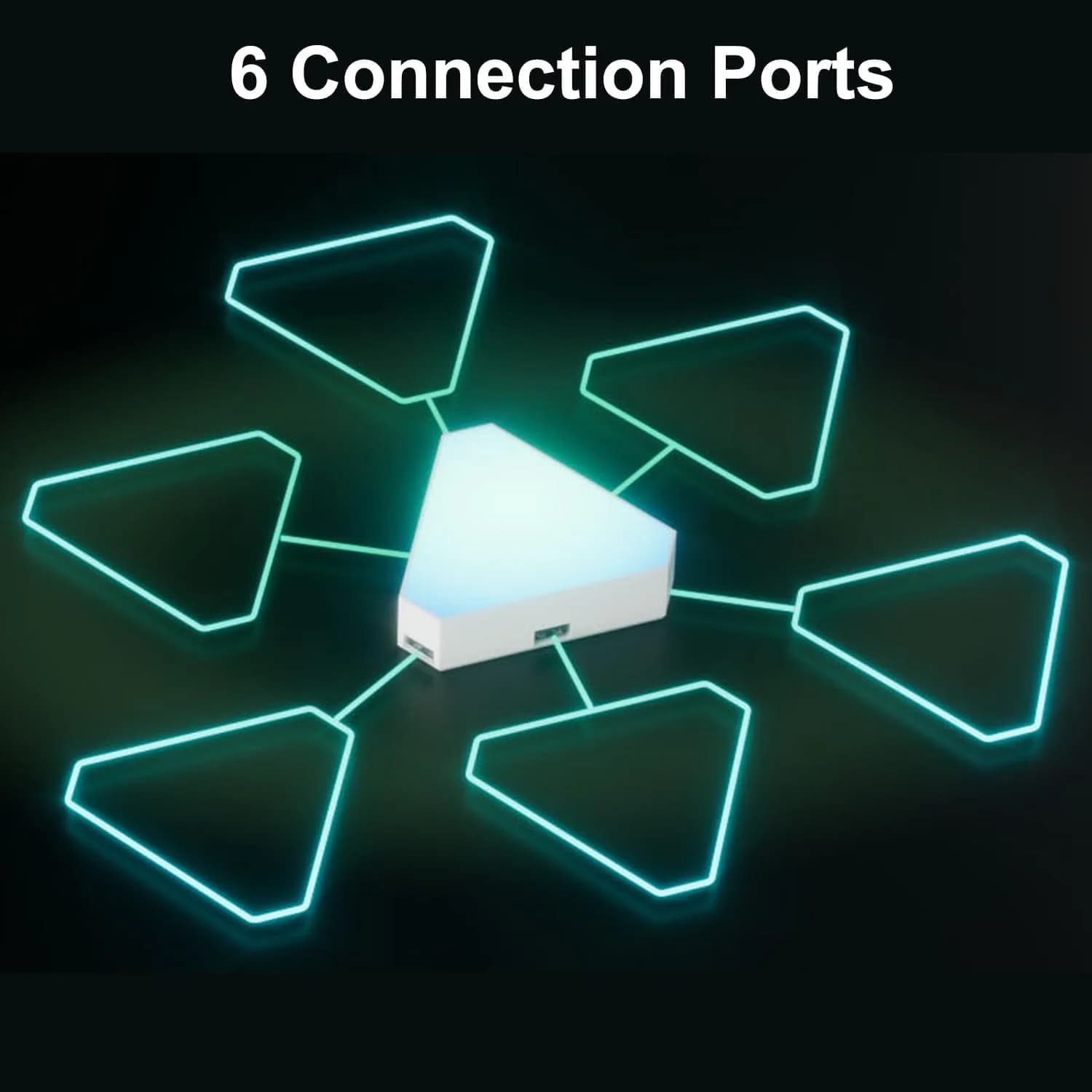 سینک‌کیت مانیتور | پنل دیواری مثلثی 10 تکه فوتونیکس مدل PX-TRI-01 با قابلیت سینک با تصویر مانیتور (PC-Sync) — تصویر ۷