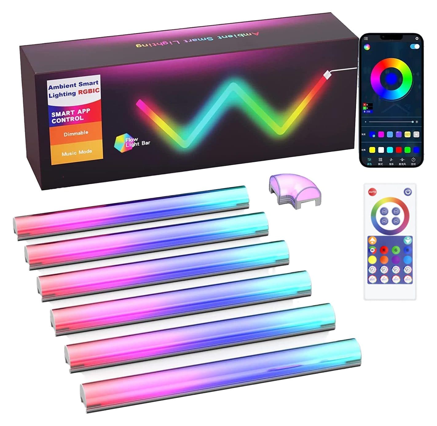 بیم لایت هوشمند 7 تکه (6+1) RGB فوتونیکس مدل PX-SLX-02 با تکنولوژی Tuya و ریموت کنترل