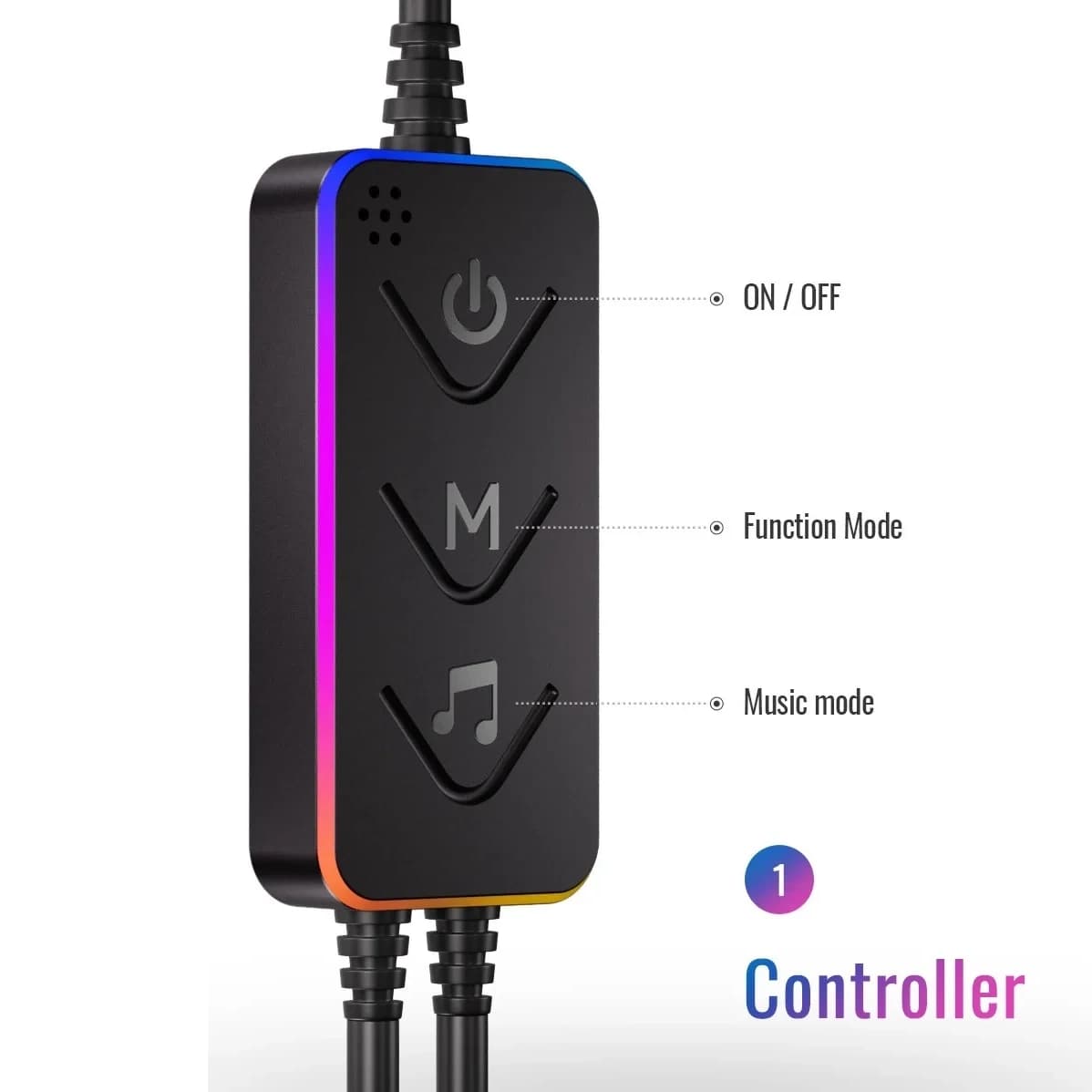بیم لایت هوشمند 7 تکه (6+1) RGB فوتونیکس مدل PX-SLX-02 با تکنولوژی Tuya و ریموت کنترل — تصویر ۸