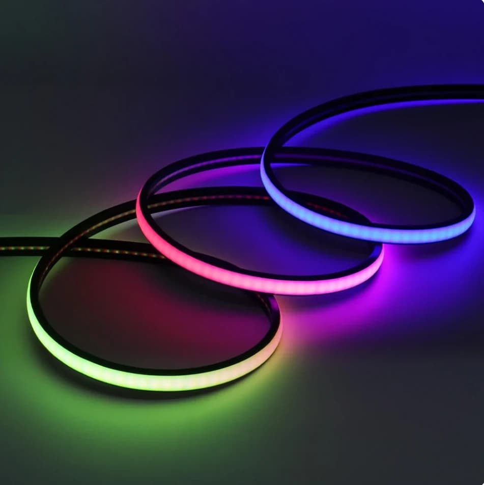 کیت نورپردازی میز گیمینگ-نئون فلکسی 5 متری RGB مخصوص دور میز فوتونیکس مدل PX-DKX-01 با اپلیکیشن موبایل و ریموت کنترل — تصویر ۷