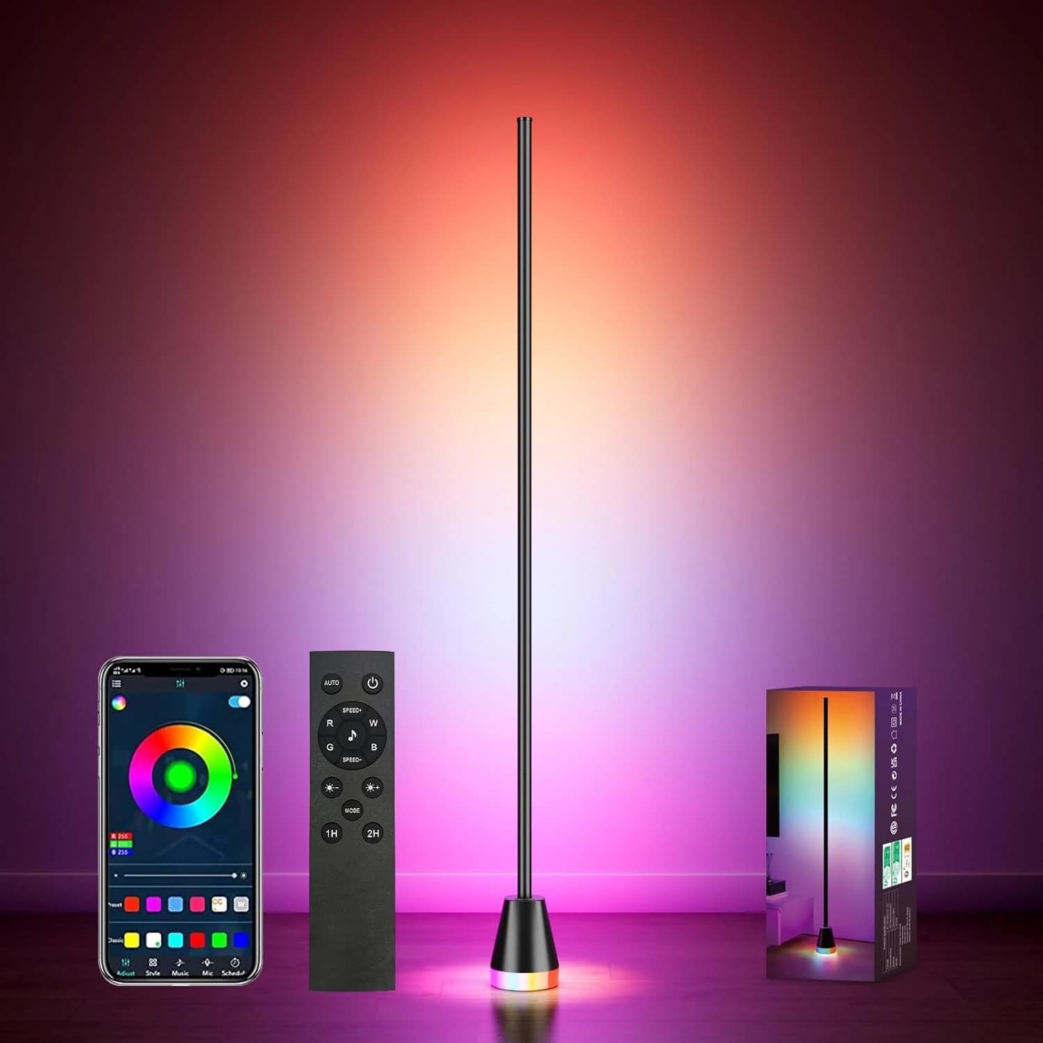 کرنرلایت هوشمند RGB فوتونیکس مدل PX-CL-01 همراه ریموت کنترل و اپلیکیشن موبایل