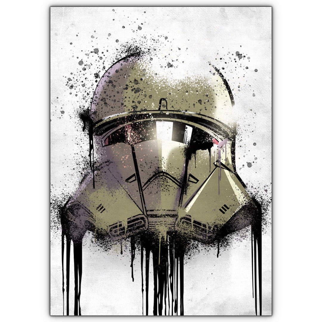 تابلو عکس گیمینگ جنگ ستارگان – گرافیتی کلاه خود (عمودی) Helmets Graffiti-030